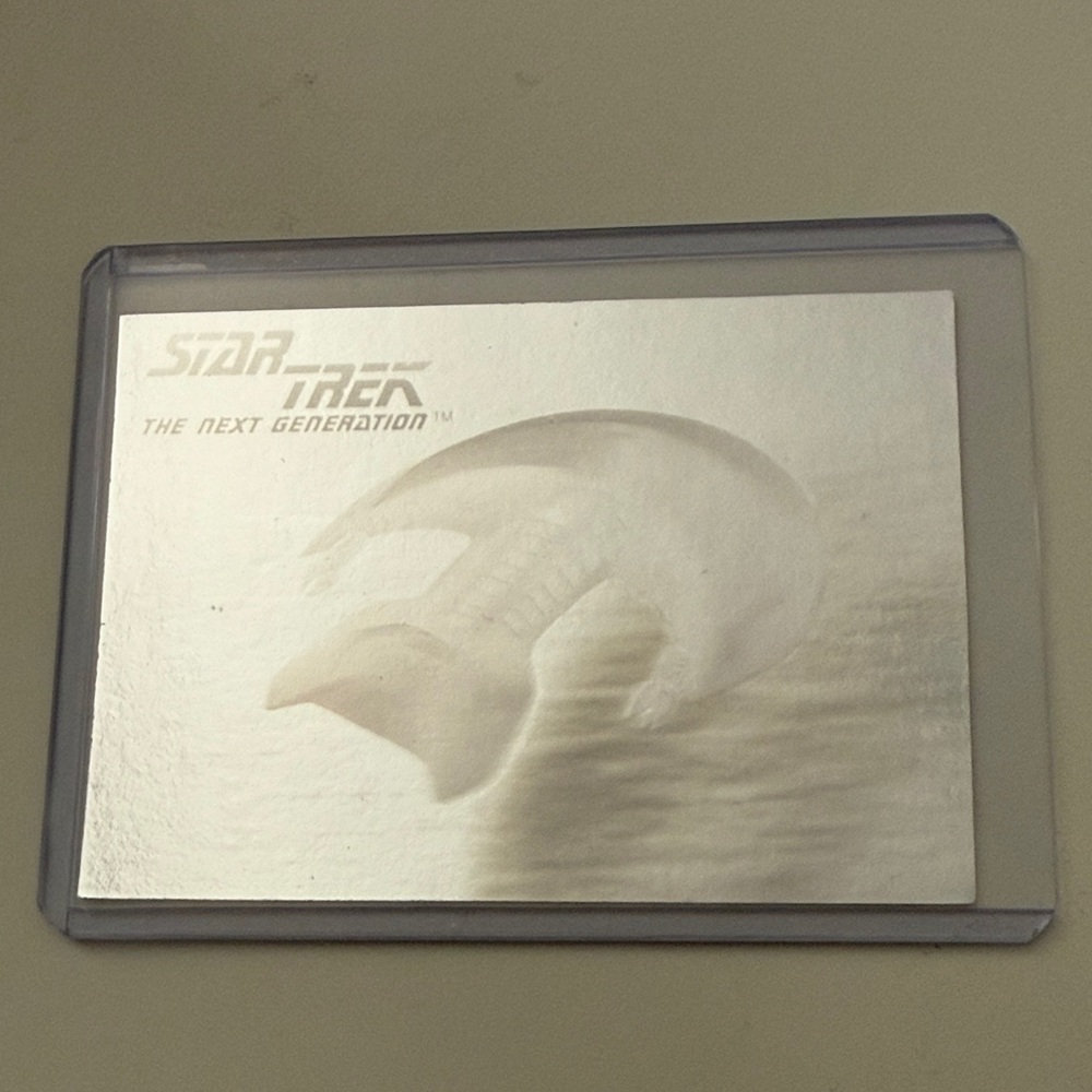 1992 Impel Star Trek TNG Hologram Card Ferengi Starship #04H